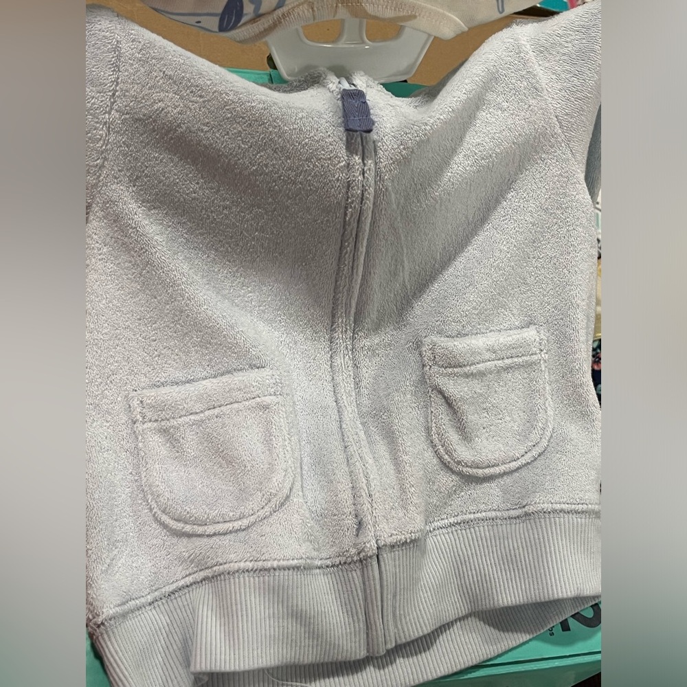 Carter's Baby Boy Bear Sweatpants and Jacket with Onesie 3 pc set, 9 months NWT - Picture 4 of 8
